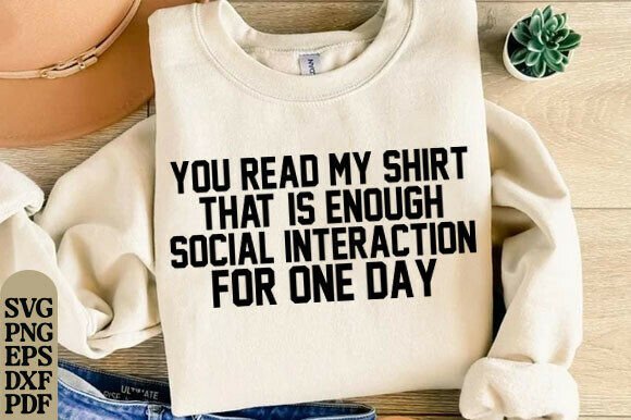 Funny Anti-Social Quote SVG PNG