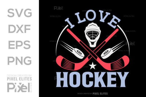I Love Hockey SVG: A Designer's Review for Stitching