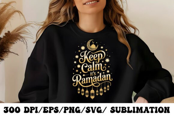 Ramadan Kareem Quote Design with Lantern Review