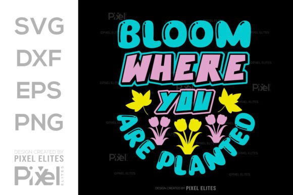 Review: Bloom Where You Are Planted SVG for Embroidery