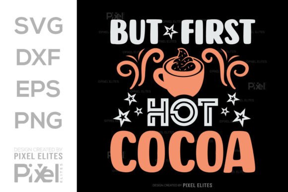 Review: But First Hot Cocoa SVG for Winter Embroidery