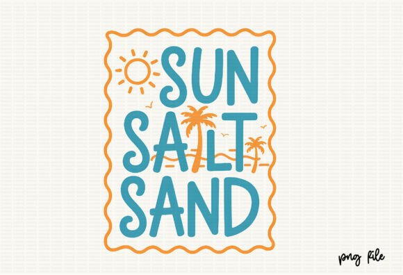 Review: Hand Drawn Summer SVG Sun Salt Sand PNG for Embroidery