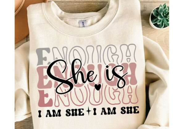 Reviewing She is Enough Svg for Real Embroidery Projects