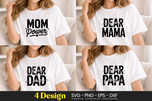Reviewing the Dear Mom Mama Dad Papa Quote SVG PNG